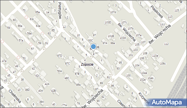 Radzionków, Nakielska, 4, mapa Radzionków