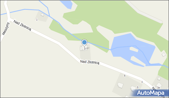 Rojów, Nad Złotnicą, 2, mapa Rojów