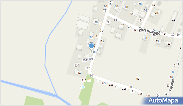 Rudawa, Nad Rudawką, 102, mapa Rudawa