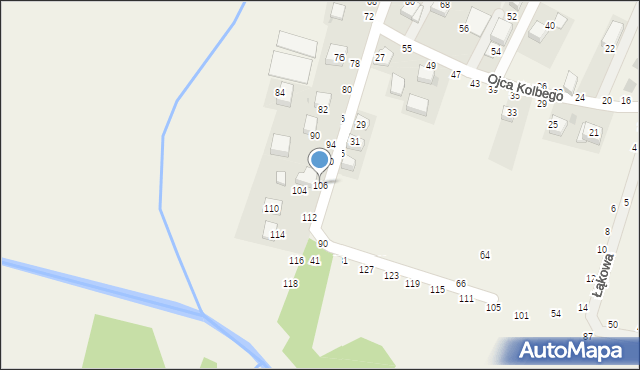 Rudawa, Nad Rudawką, 106, mapa Rudawa