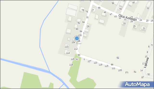 Rudawa, Nad Rudawką, 108, mapa Rudawa