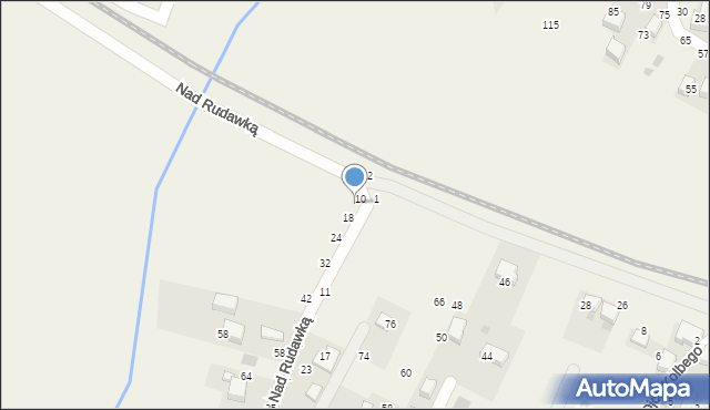 Rudawa, Nad Rudawką, 14, mapa Rudawa