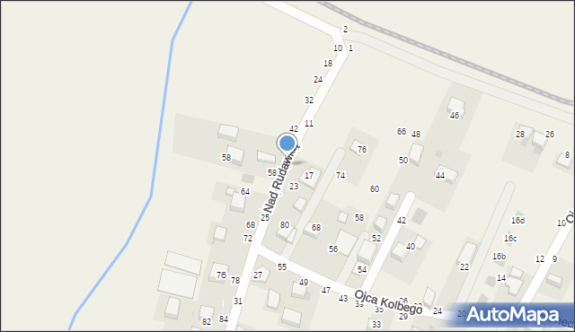 Rudawa, Nad Rudawką, 19, mapa Rudawa