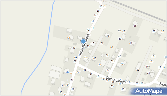 Rudawa, Nad Rudawką, 21, mapa Rudawa