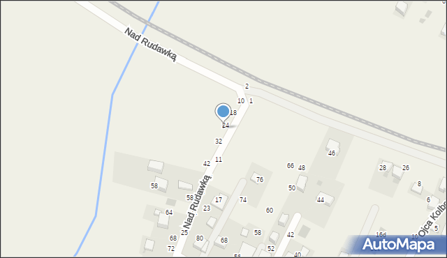 Rudawa, Nad Rudawką, 26, mapa Rudawa