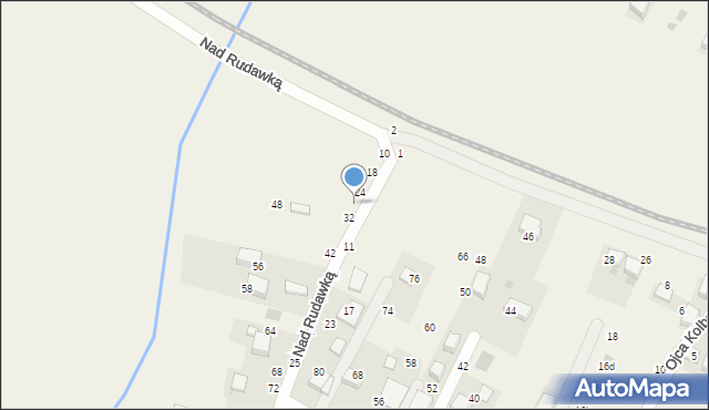 Rudawa, Nad Rudawką, 28, mapa Rudawa