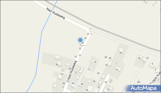 Rudawa, Nad Rudawką, 30, mapa Rudawa