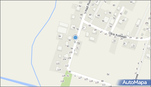 Rudawa, Nad Rudawką, 33, mapa Rudawa