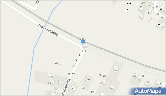 Rudawa, Nad Rudawką, 6, mapa Rudawa