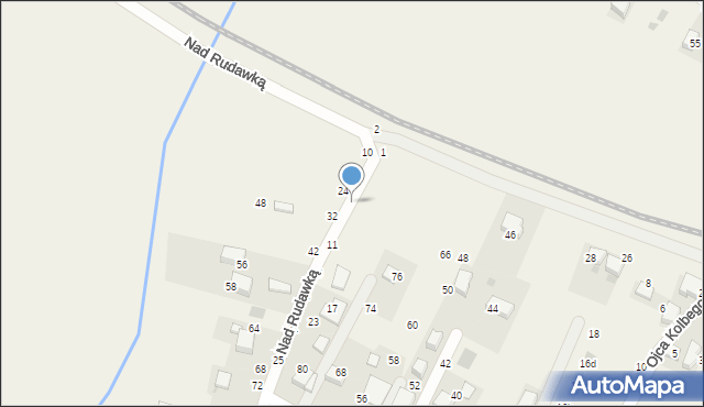 Rudawa, Nad Rudawką, 7, mapa Rudawa