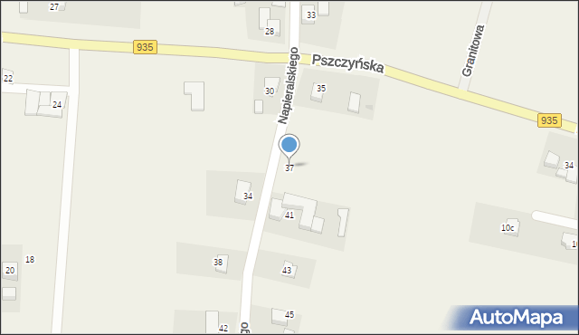 Rudziczka, Napieralskiego Adama, 37, mapa Rudziczka