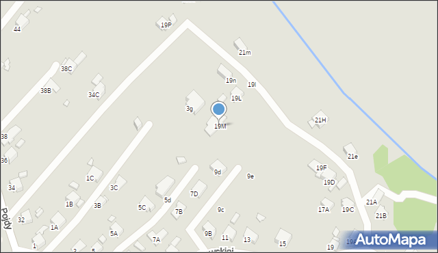 Rybnik, Nałkowskiej Zofii, 19M, mapa Rybnika