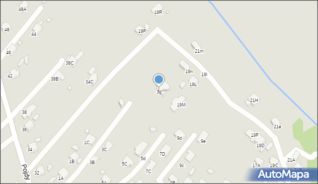 Rybnik, Nałkowskiej Zofii, 3g, mapa Rybnika