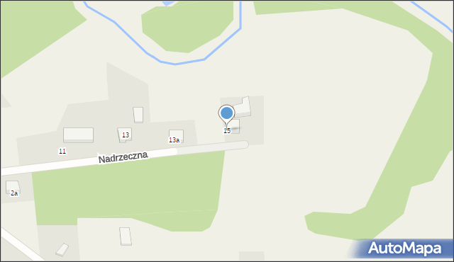 Rytel, Nadrzeczna, 15, mapa Rytel