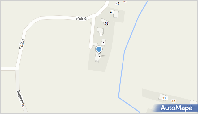 Rzeczyce, Nad Potokiem, 5, mapa Rzeczyce