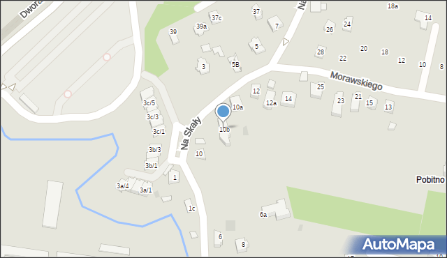 Rzeszów, Na Skały, 10b, mapa Rzeszów