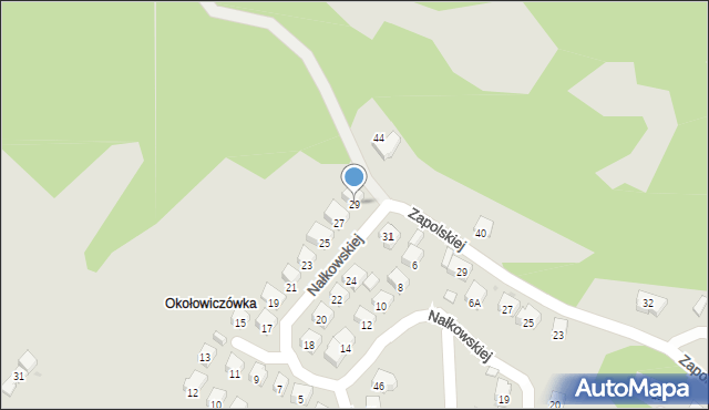 Sanok, Nałkowskiej Zofii, 29, mapa Sanok