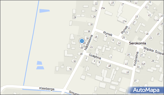 Serokomla, Nadstawna, 44, mapa Serokomla