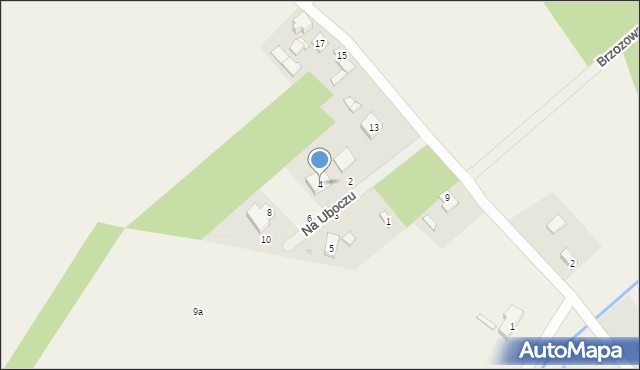 Siedlisko, Na Uboczu, 4, mapa Siedlisko