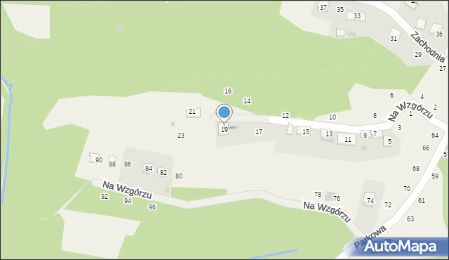 Siepraw, Na Wzgórzu, 19, mapa Siepraw