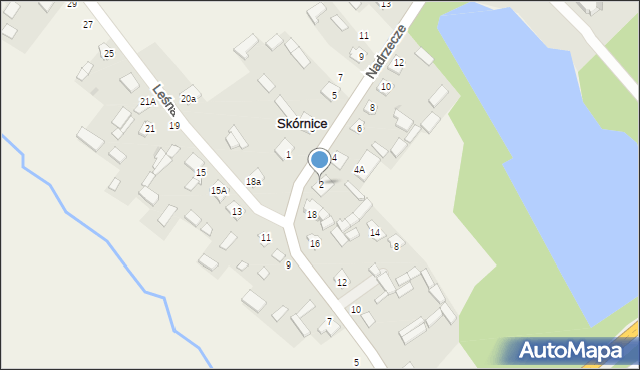 Skórnice, Nadrzecze, 2, mapa Skórnice