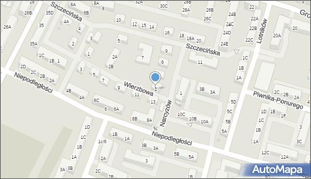 Sosnowiec, Narcyzów, 2, mapa Sosnowca