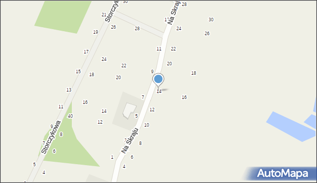 Stajenczynki, Na Skraju, 14, mapa Stajenczynki