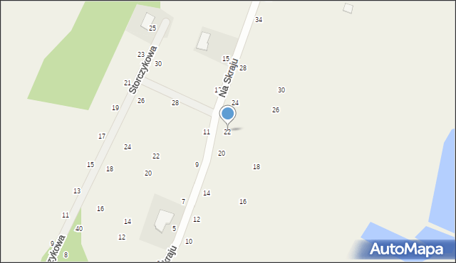 Stajenczynki, Na Skraju, 22, mapa Stajenczynki