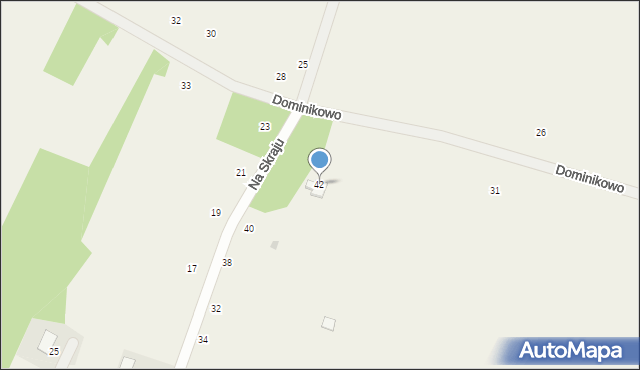 Stajenczynki, Na Skraju, 42, mapa Stajenczynki