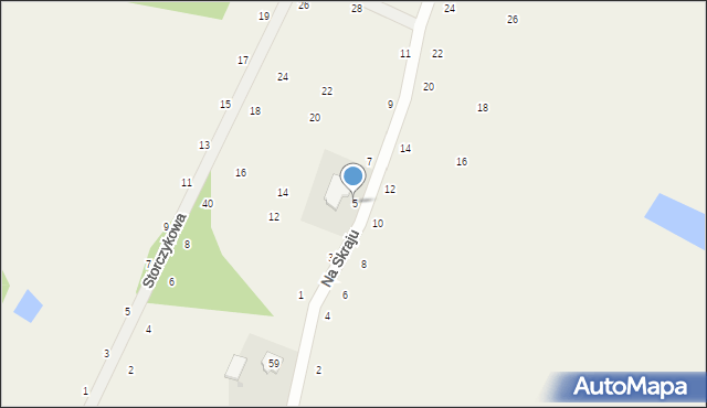 Stajenczynki, Na Skraju, 5, mapa Stajenczynki