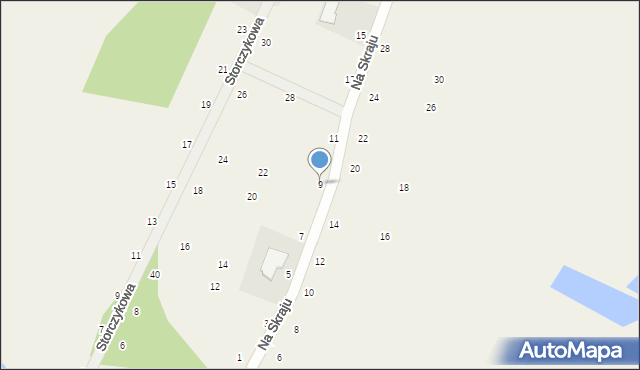 Stajenczynki, Na Skraju, 9, mapa Stajenczynki