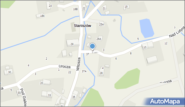 Staniszów, Nad Lutynką, 2, mapa Staniszów