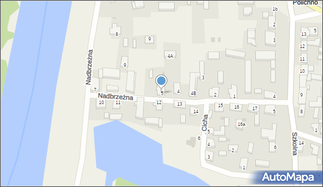 Stare Polichno, Nadbrzeżna, 5, mapa Stare Polichno