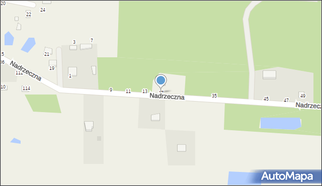 Starowola, Nadrzeczna, 17, mapa Starowola