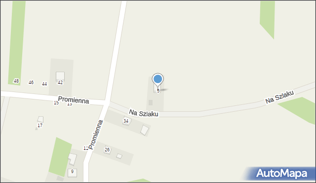 Sterkowiec, Na Szlaku, 5, mapa Sterkowiec