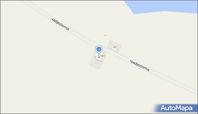 Straduny, Nadjeziorna, 21, mapa Straduny