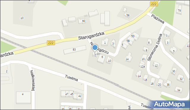 Straszyn, Na Wzgórzu, 2, mapa Straszyn