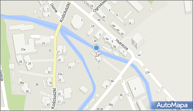 Stronie Śląskie, Nadbrzeżna, 11A, mapa Stronie Śląskie