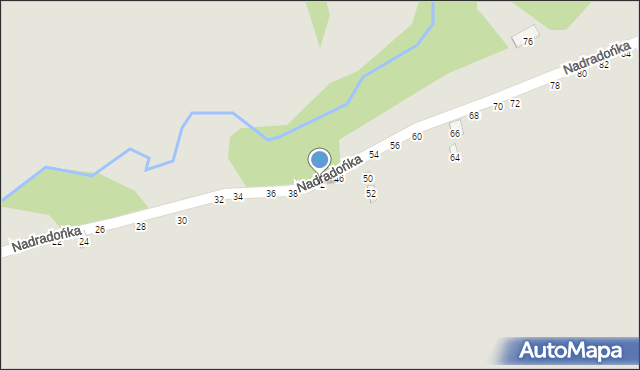 Sulejów, Nadradońka, 42, mapa Sulejów