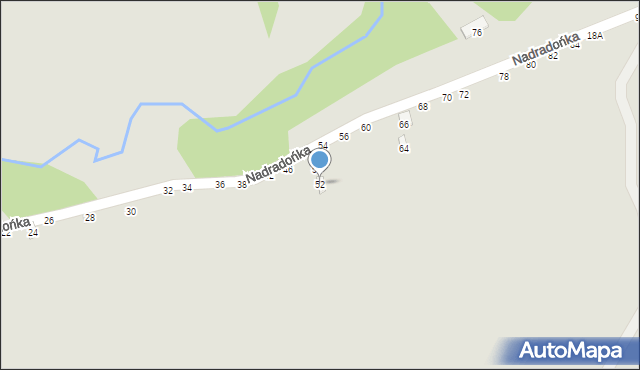 Sulejów, Nadradońka, 52, mapa Sulejów