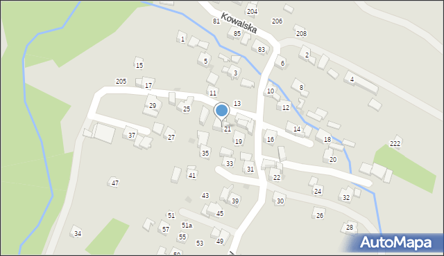 Sułkowice, Na Węgry, 23, mapa Sułkowice