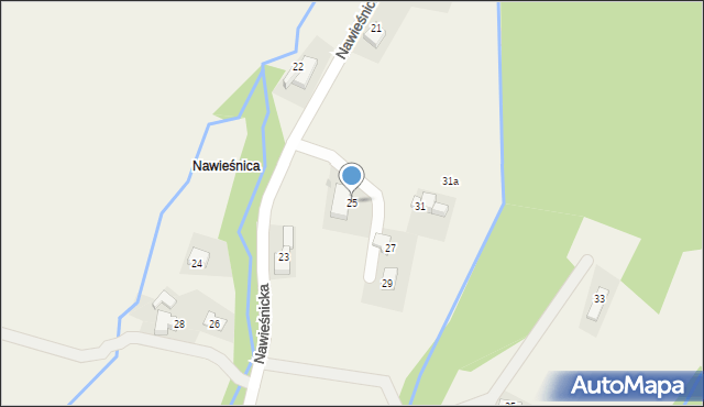 Sułkowice, Nawieśnicka, 25, mapa Sułkowice