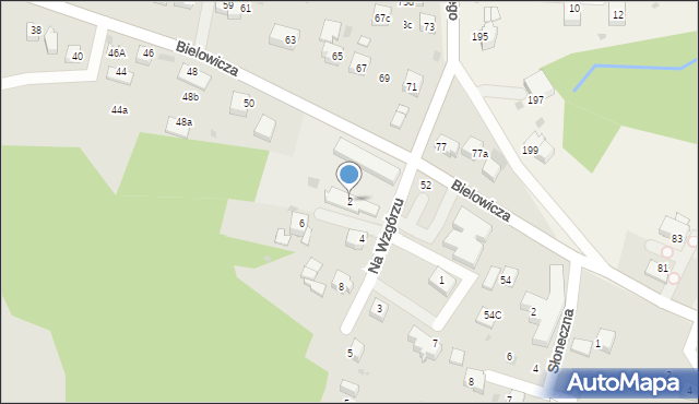 Świątniki Górne, Na Wzgórzu, 2, mapa Świątniki Górne