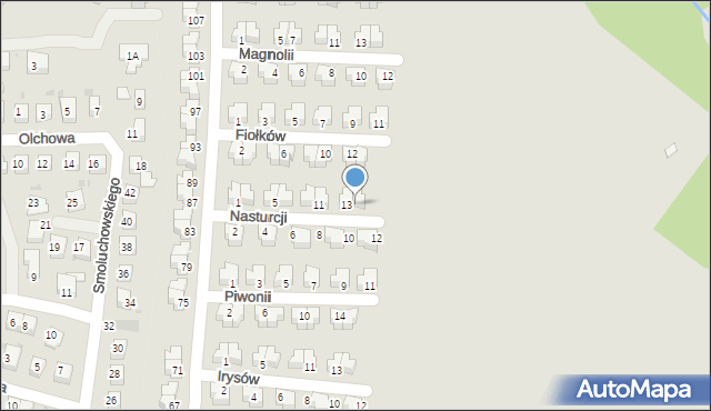 Świętochłowice, Nasturcji, 15, mapa Świętochłowice