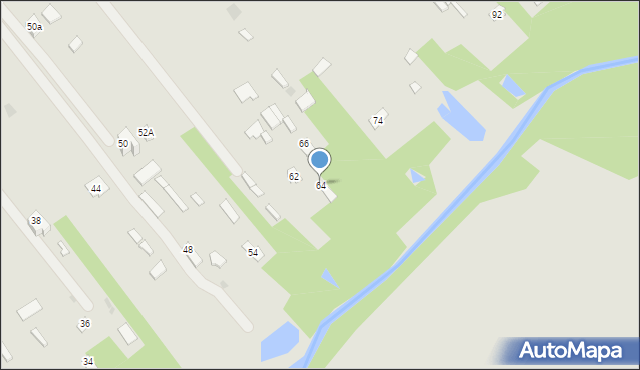 Szczebrzeszyn, Nadrzeczna, 64, mapa Szczebrzeszyn