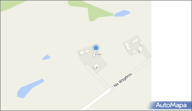 Szczodrowo, Na Wzgórzu, 7, mapa Szczodrowo