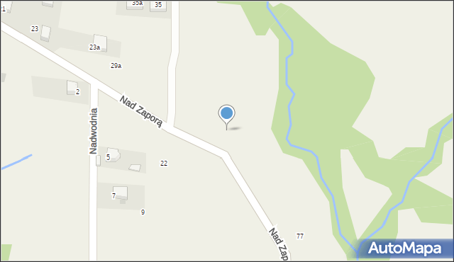 Szlembark, Nad Zaporą, 35, mapa Szlembark