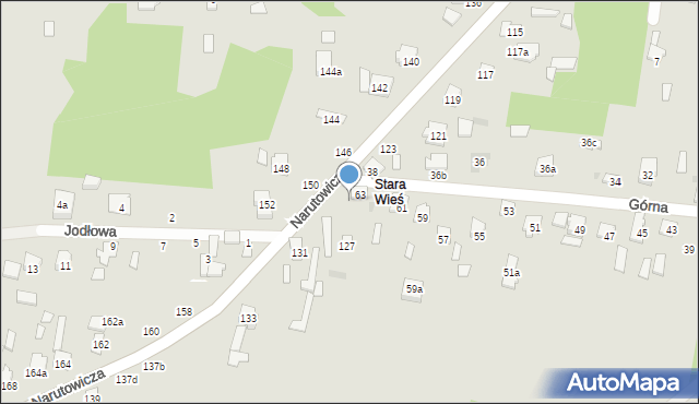 Szydłowiec, Narutowicza Gabriela, 125, mapa Szydłowiec