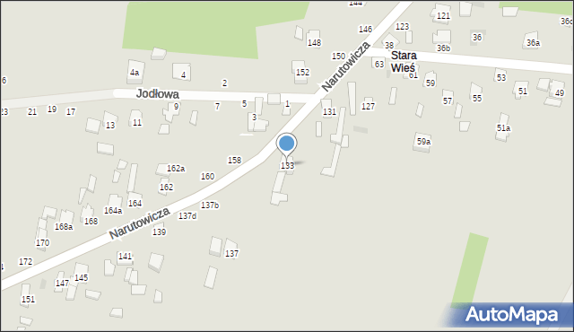 Szydłowiec, Narutowicza Gabriela, 133, mapa Szydłowiec