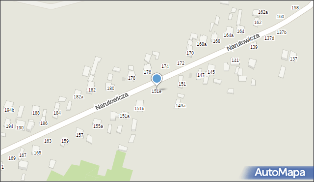 Szydłowiec, Narutowicza Gabriela, 151e, mapa Szydłowiec